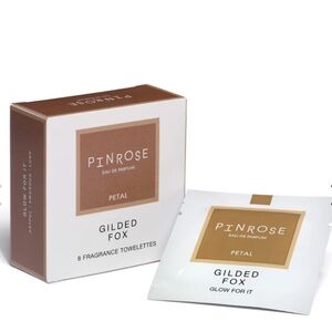 🌈PINROSE Gilded Fox Fragrance Towelettes  SEALED NIB